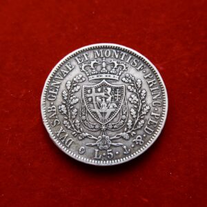 5 lire 1830 Carlo Felice Piedmont-Sardinia Italy